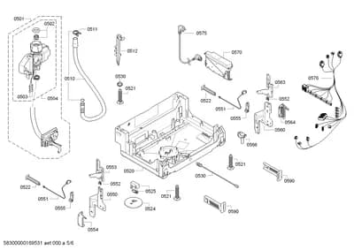 Door & Housing, Hoses (0501-0590)