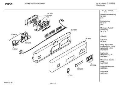 Seals & Gaskets, Spray Arms (0001-3020)