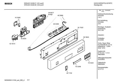 Seals & Gaskets, Spray Arms (0004-3020)
