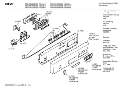 Seals & Gaskets, Baskets & Wheels (0004-3020)
