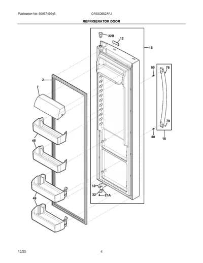 REFRIGERATOR DOOR