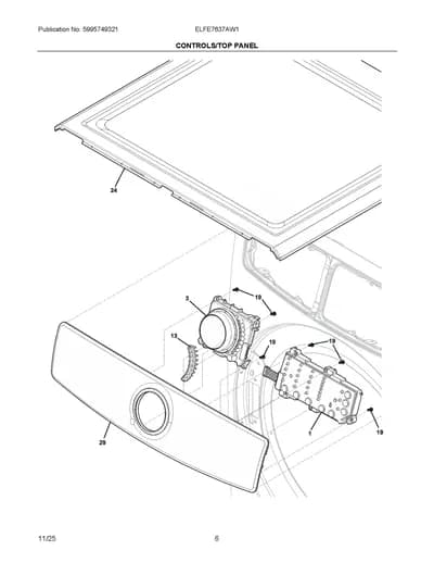 CONTROLS/TOP PANEL