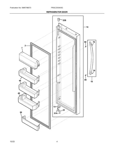 REFRIGERATOR DOOR