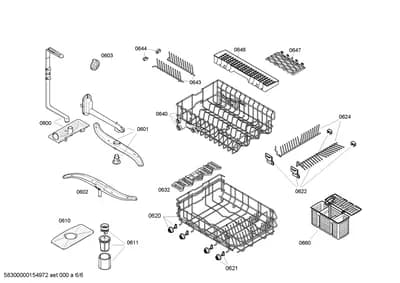 Baskets & Wheels, Spray Arms (0601-8100)