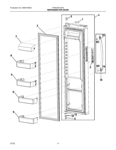 REFRIGERATOR DOOR