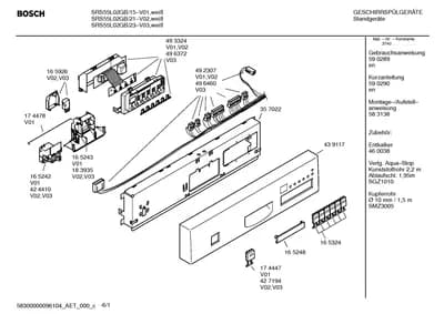 Seals & Gaskets, Baskets & Wheels (0001-3020)