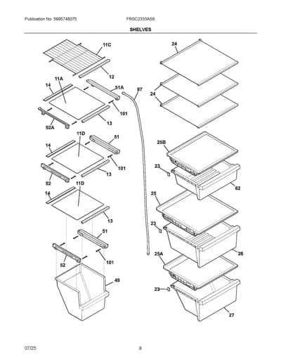 SHELVES