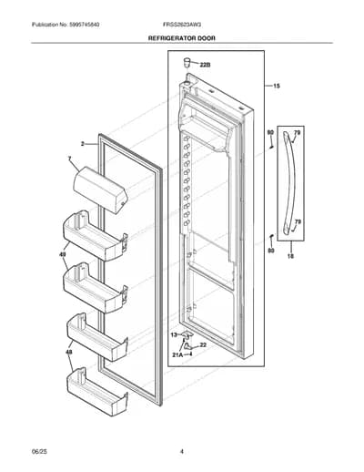 REFRIGERATOR DOOR