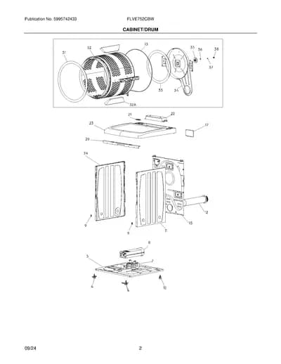 CABINET/DRUM