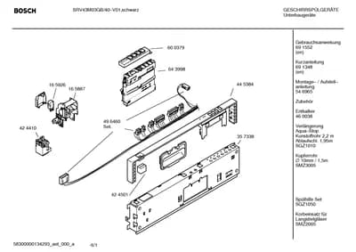 Seals & Gaskets, Baskets & Wheels (0003-3020)
