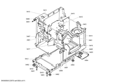 Screws, Door & Housing (0401-0418)