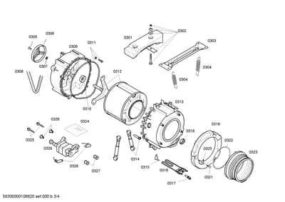Screws, shockabsorbers (0301-0328)
