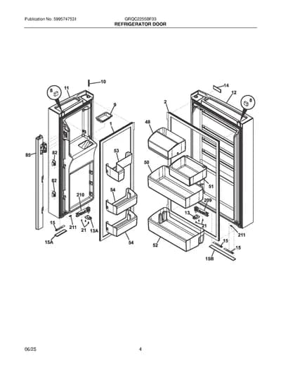 REFRIGERATOR DOOR