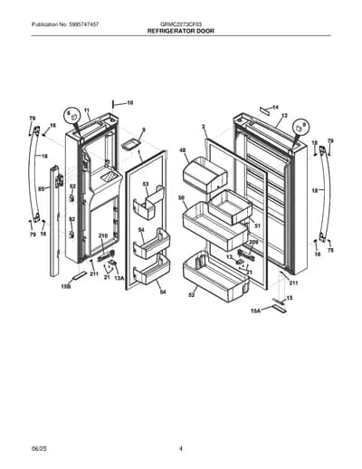 REFRIGERATOR DOOR