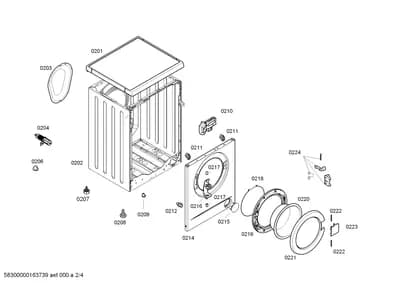 Door & Housing, Flaps & Holders (0204-0222)