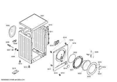 Door & Housing, Hinges (0209-0223)