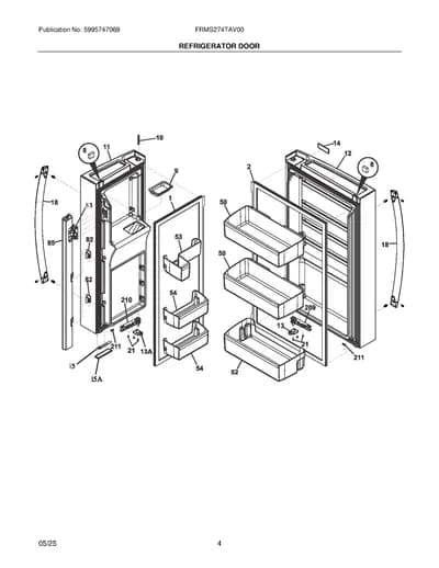 REFRIGERATOR DOOR