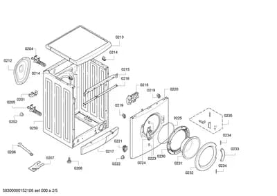 Door & Housing, Rails (0201-0235)