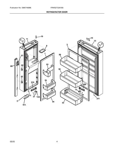 REFRIGERATOR DOOR