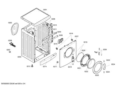 Door & Housing, Rails (0204-0226)