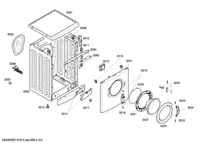 Door & Housing, Rails (0204-0227)