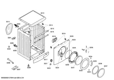 Door & Housing, Rails (0201-0235)
