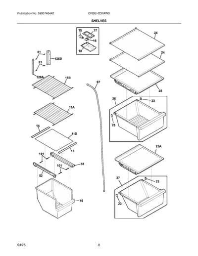 SHELVES