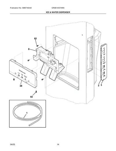 ICE & WATER DISPENSER