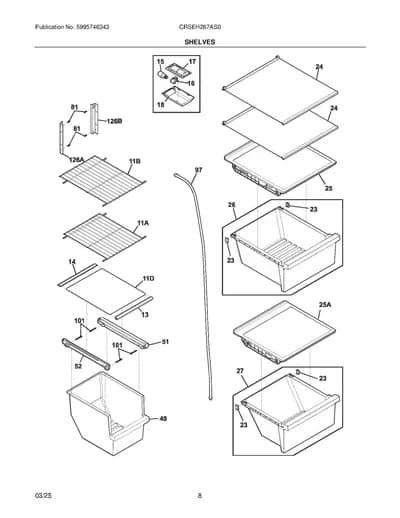 SHELVES