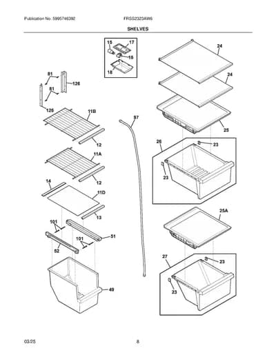 SHELVES