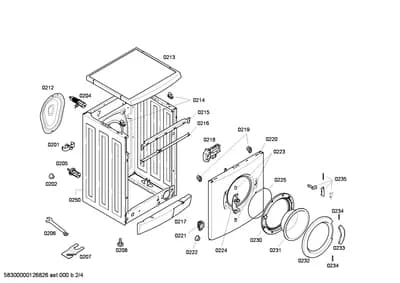 Door & Housing, Rails (0201-0235)