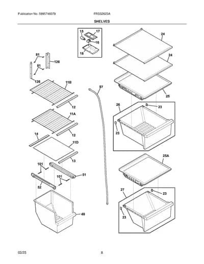 SHELVES