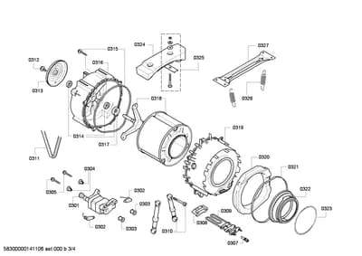 Seals & Gaskets, motors (0301-0326)