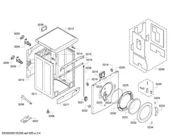 Door & Housing, Flaps & Holders (0202-0235)