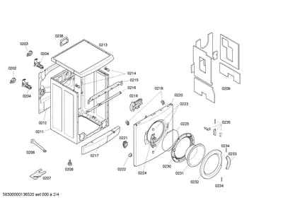 Door & Housing, Flaps & Holders (0202-0235)