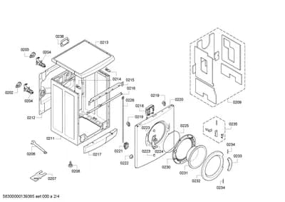 Door & Housing, Flaps & Holders (0202-0235)