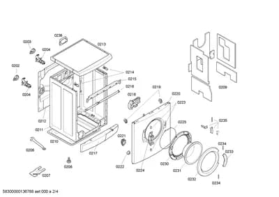 Door & Housing, Flaps & Holders (0202-0235)