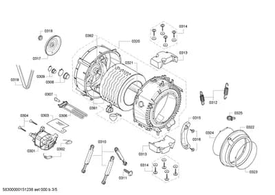 Screws, motors (0301-0325)
