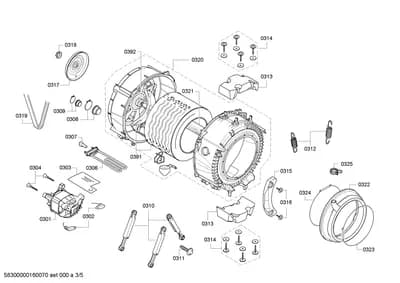 Screws, motors (0301-0325)