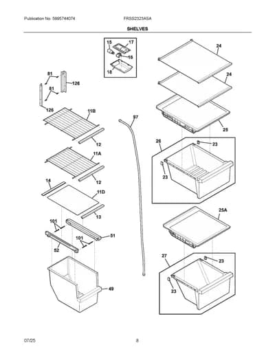 SHELVES