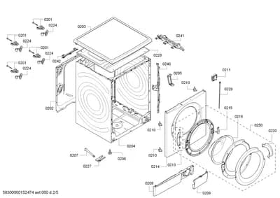 Door & Housing, Flaps & Holders (0201-0242)