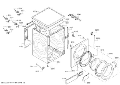 Door & Housing, Flaps & Holders (0201-0242)