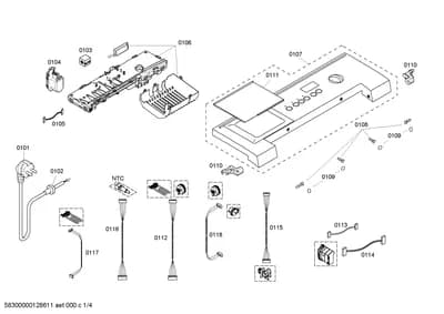 Door & Housing, Screws (0101-0118)