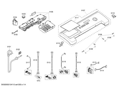 Door & Housing, Screws (0101-0118)