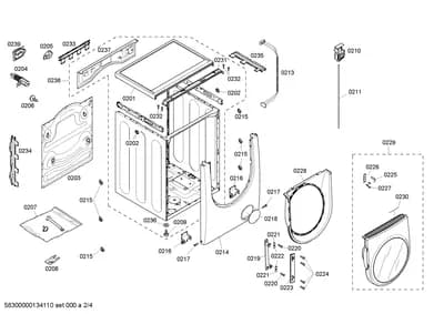 Screws, Door & Housing (0201-0245)