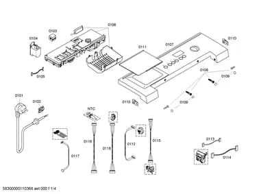 Door & Housing, Screws (0101-0118)