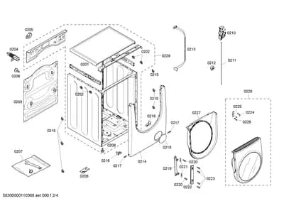 Screws, Door & Housing (0201-0229)