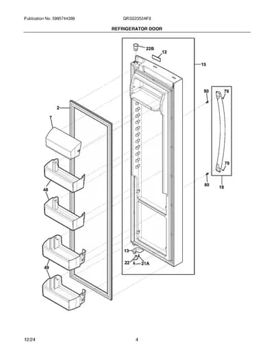 REFRIGERATOR DOOR