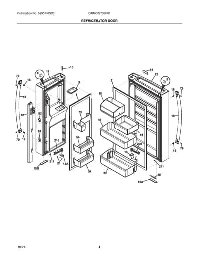 REFRIGERATOR DOOR