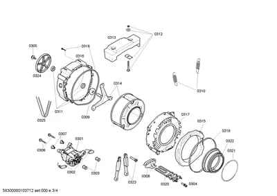 Screws, motors (0301-0325)